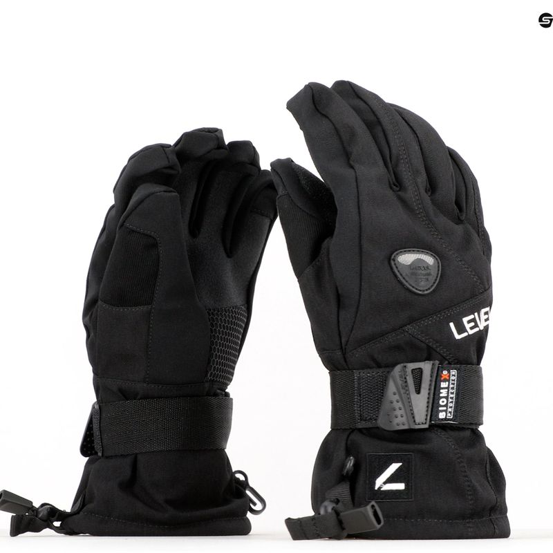Detské snowboardové rukavice Level Fly black 4001JG.01 8
