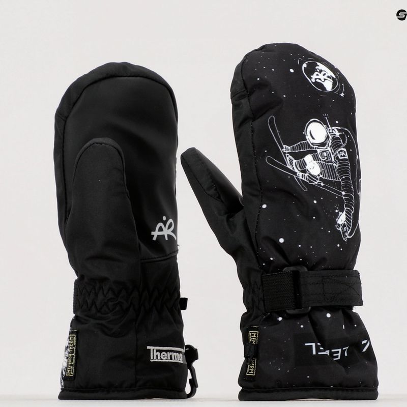 Detské lyžiarske rukavice Level Mitt black 4152JM 9