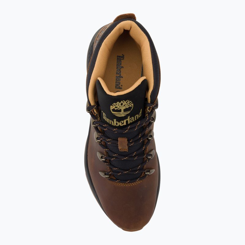 Pánske trekové topánky Timberland Sprint Trekker Mid md brn full grain 6