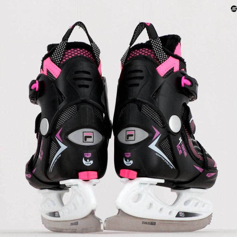 Detské korčule FILA X-One G black/pink 11