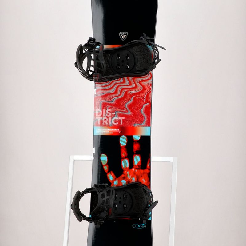 Snowboard Rossignol District Infrablack + Battle M/L-black/red 8