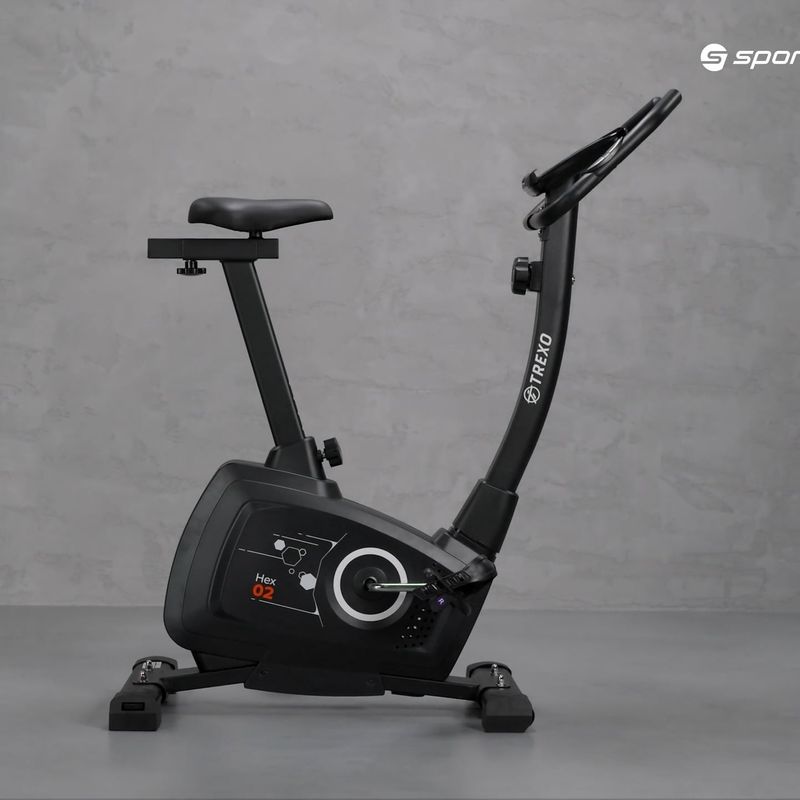 Stacionárny bicykel TREXO Hex čierny EB-H2 19