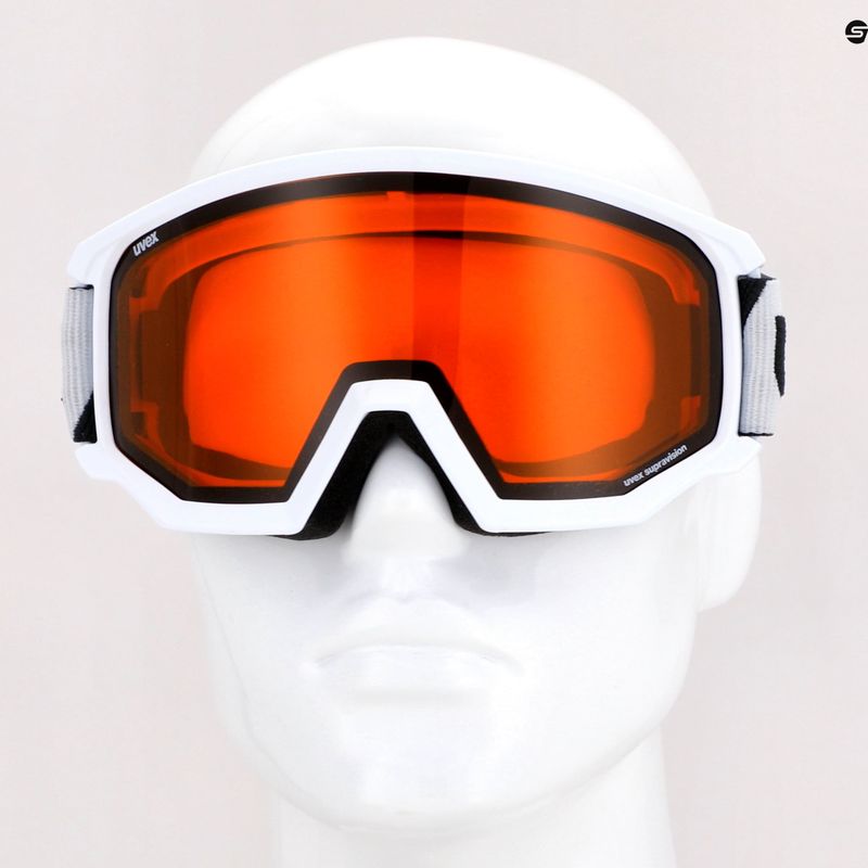 Lyžiarske okuliare UVEX Athletic LGL white/lasergold lite rose 55//522/213 11