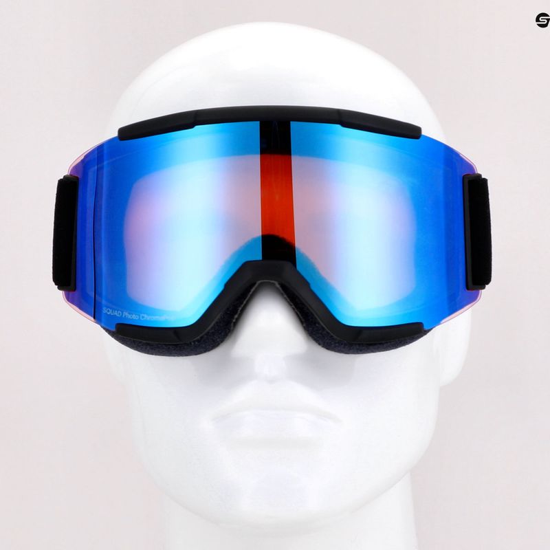 Lyžiarske okuliare Smith Squad black/chromapop photochromic rose flash M668 8