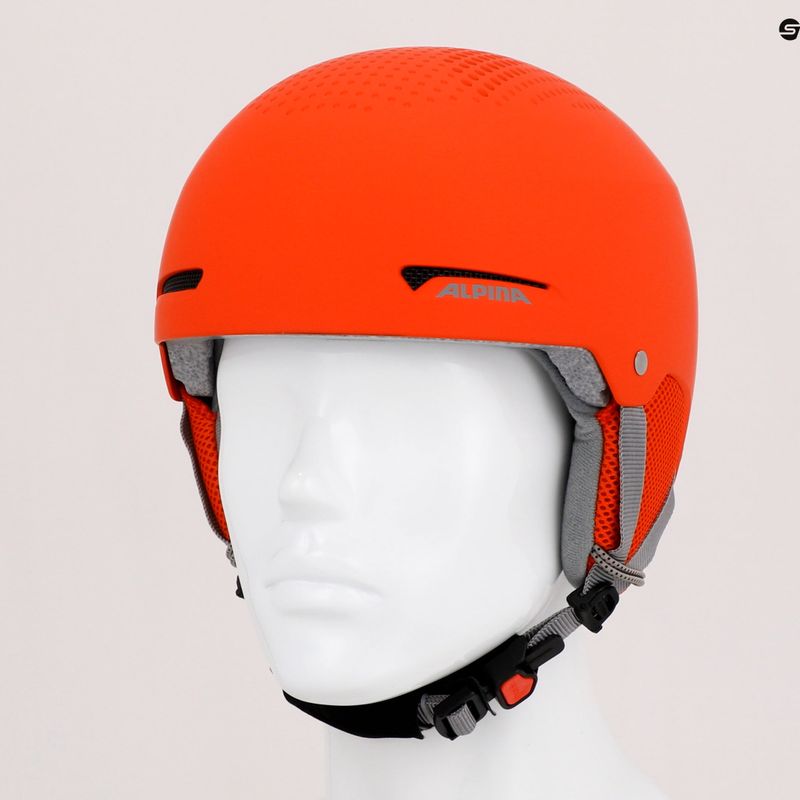 Detské lyžiarske prilby Alpina Zupo pumpkin/orange matt 10