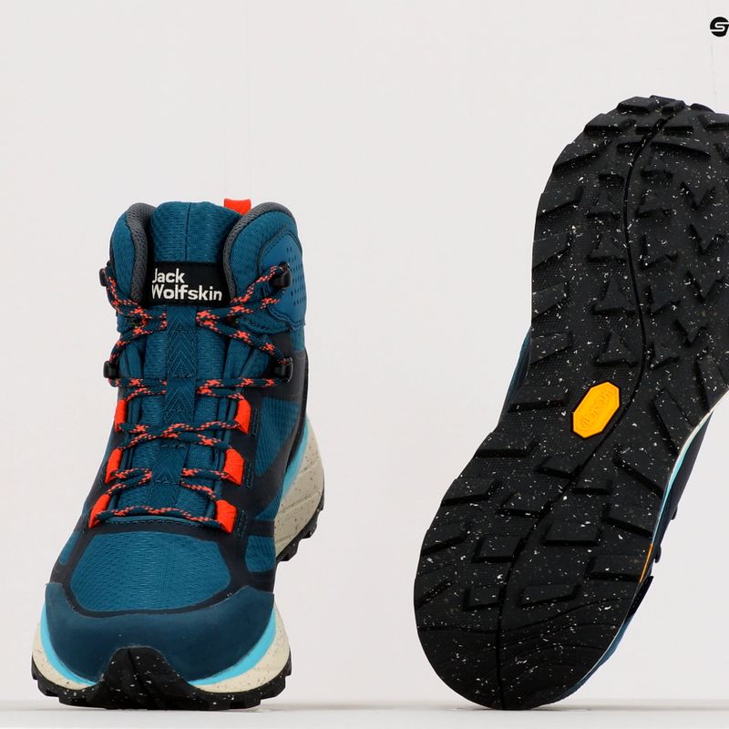 Jack Wolfskin dámske trekové topánky Terraventure Texapore Mid blue 4049991 10