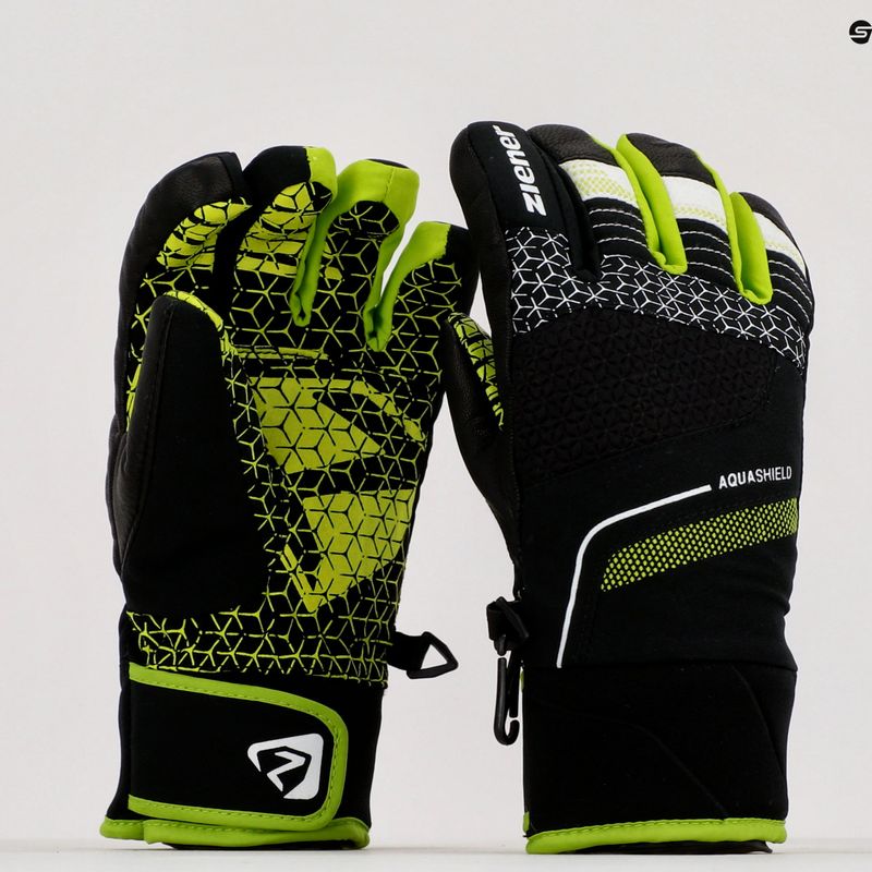 Detské lyžiarske rukavice Ziener Lonzalo AS čierne 81922 8