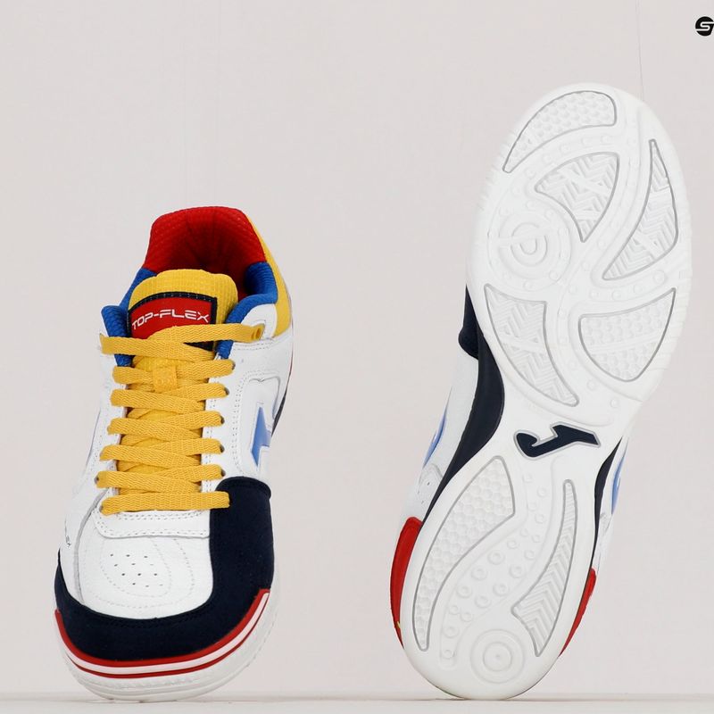 Pánske kopačky Joma Top Flex IN white/red 18