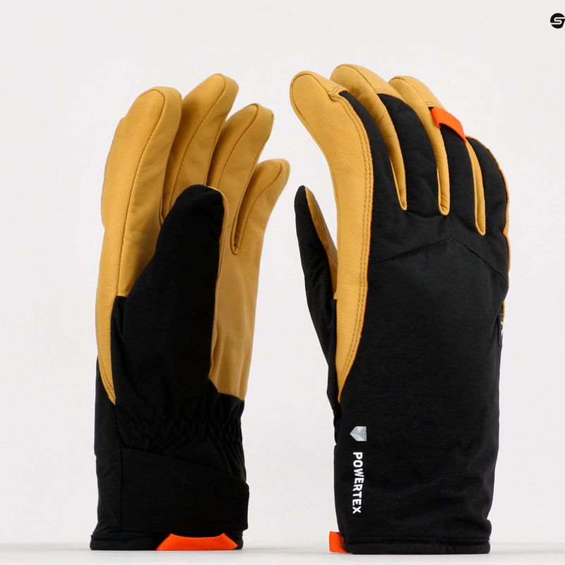 Salewa pánske horolezecké rukavice Ortles Ptx/Twr black/yellow 00-0000028531 11