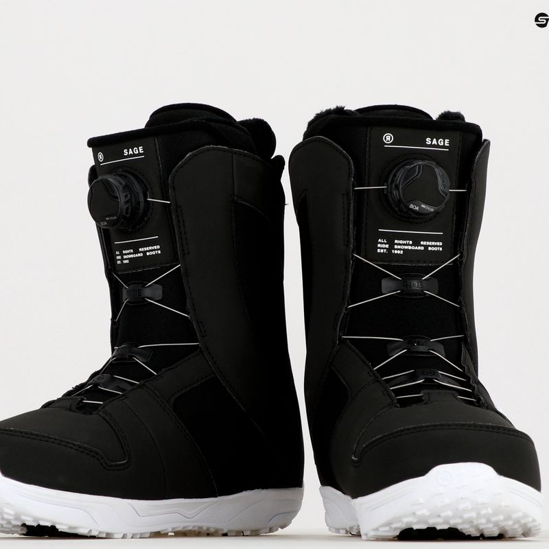 Dámske topánky na snowboard RIDE SAGE black 12E2017.1.1 12