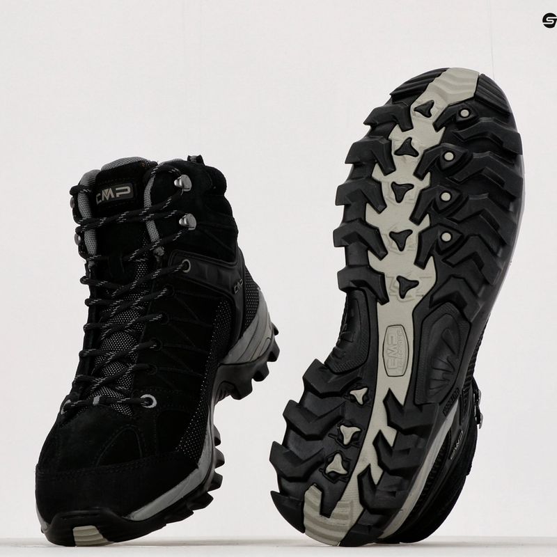 Pánske trekové topánky CMP Rigel Mid black 3Q12947 12