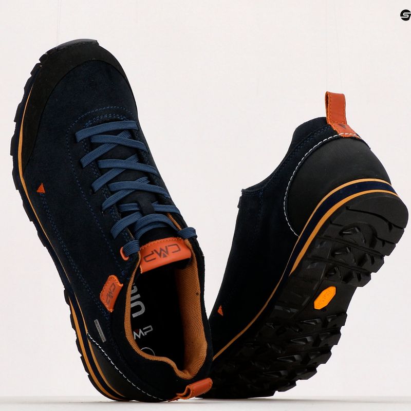 Pánska turistická obuv CMP Elettra Low Wp black/blue 14