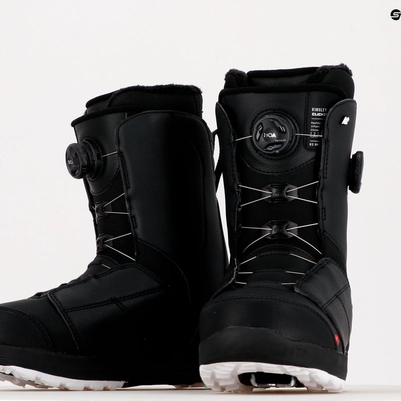 K2 Kinsley Clicker X HB snowboardové topánky black 11E2017 18