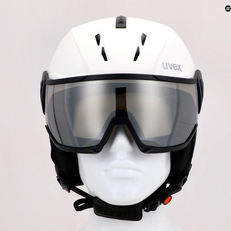 Lyžiarska prilba UVEX Instinct visor white 56/6/260/50 9