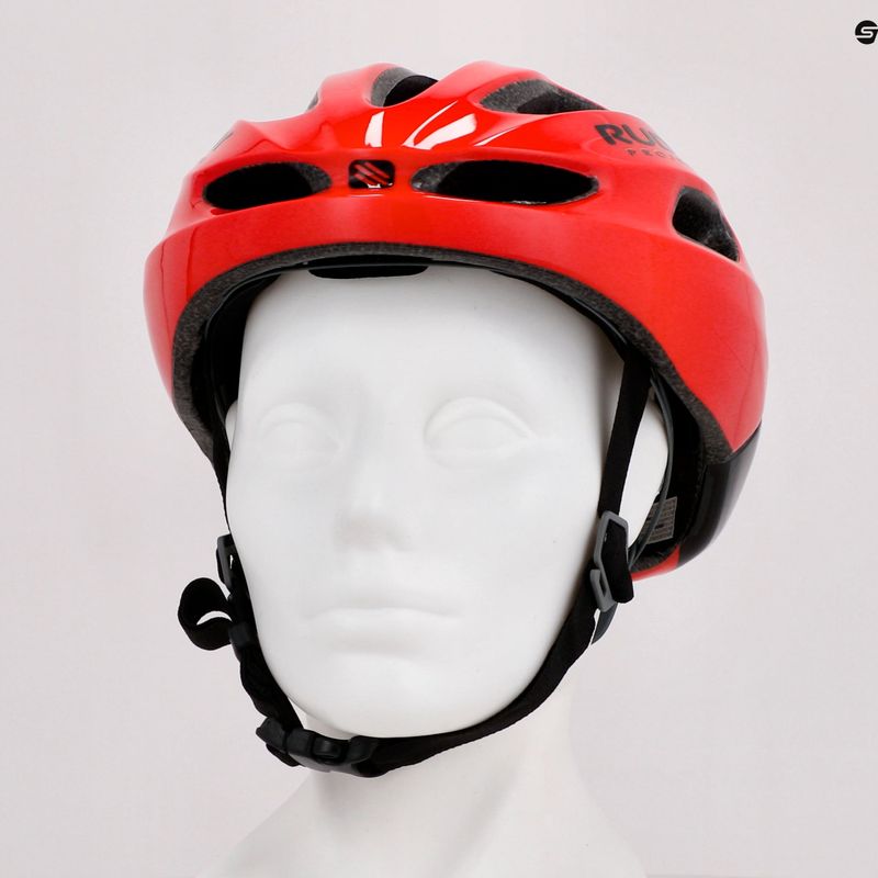 Červená cyklistická prilba Rudy Project Strym HL640051 6
