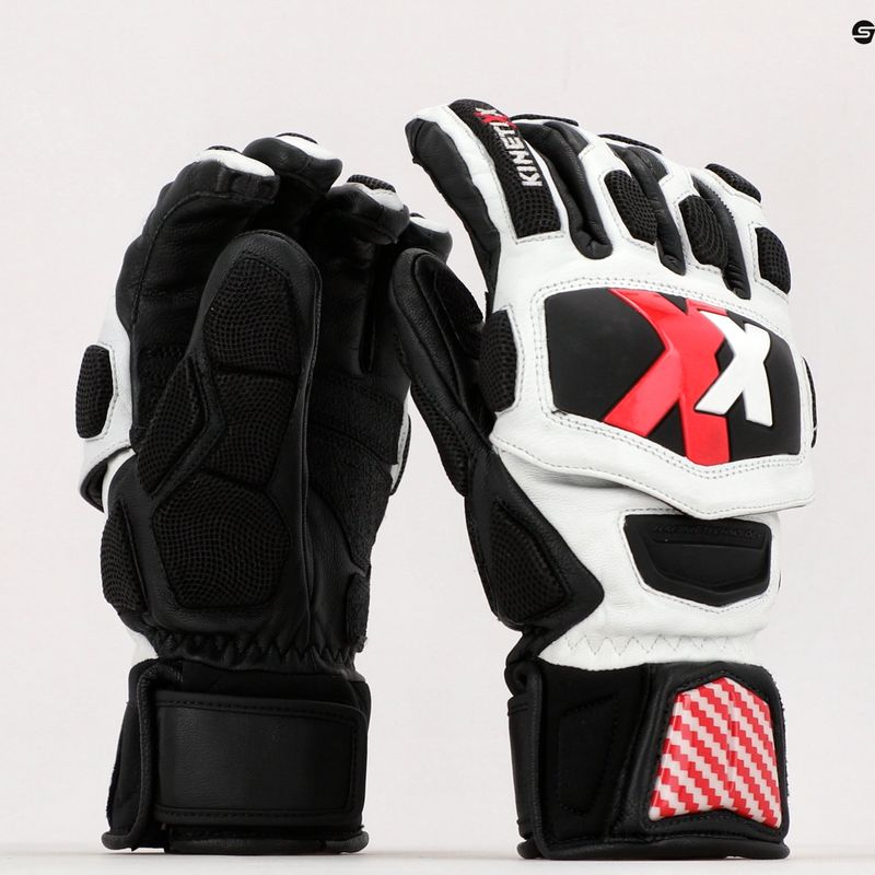 KinetiXx Torian lyžiarske rukavice biele 7018 510 02 6
