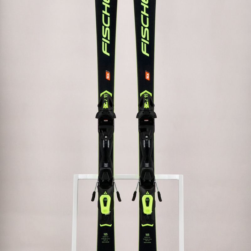 Fischer RC4 RCS Black Allride lyže + viazanie RC4 Z11 PR black/yellow 12