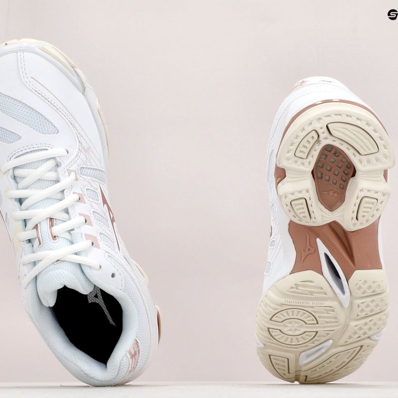 Dámska volejbalová obuv Mizuno Wave Voltage biela V1GC21636 13