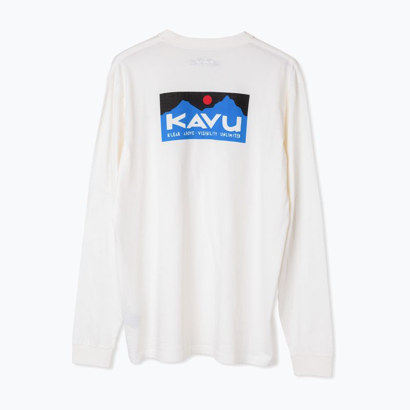 Pánsky Longsleeve KAVU Etch Art. off white 2