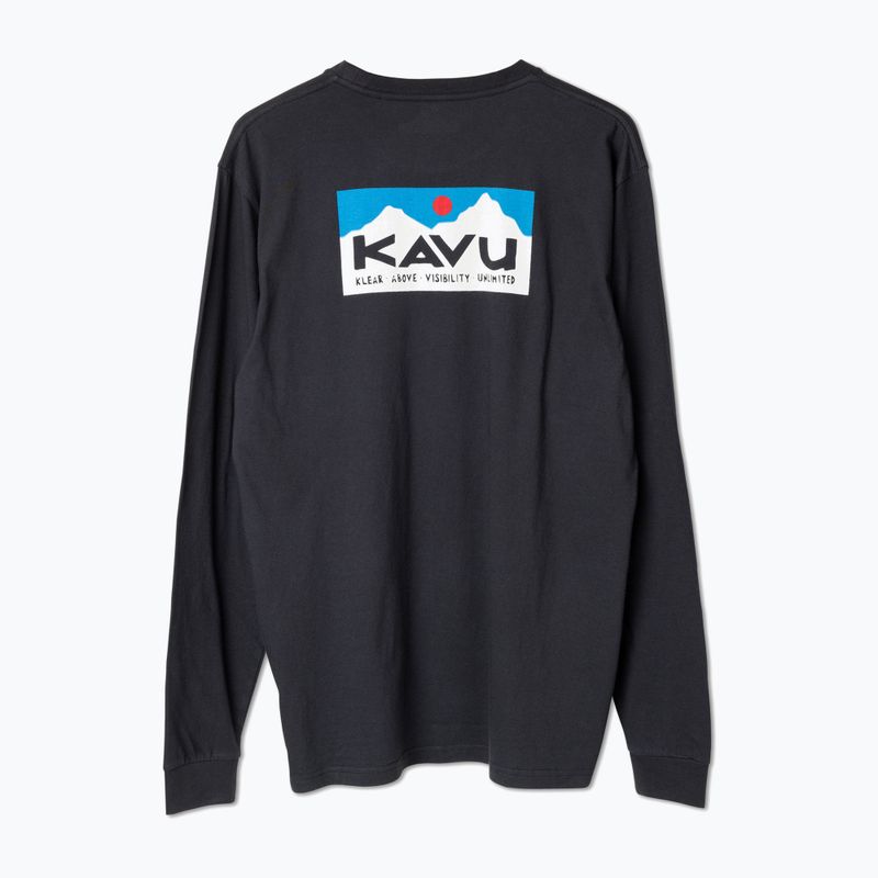 Pánsky Longsleeve KAVU Etch Art. čierna 2