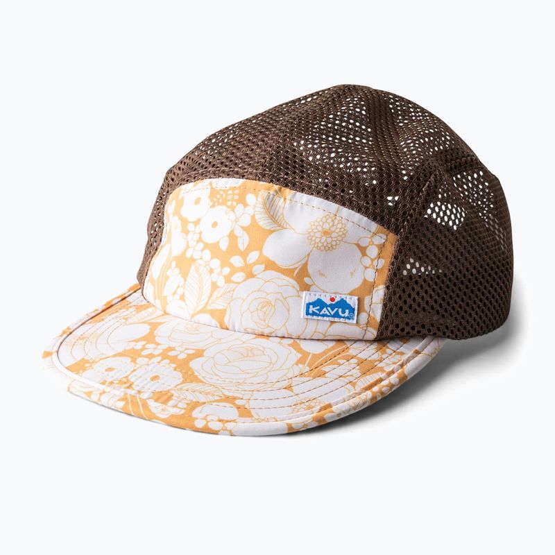 KAVU Drift Creek baseballová čiapka gold bloom