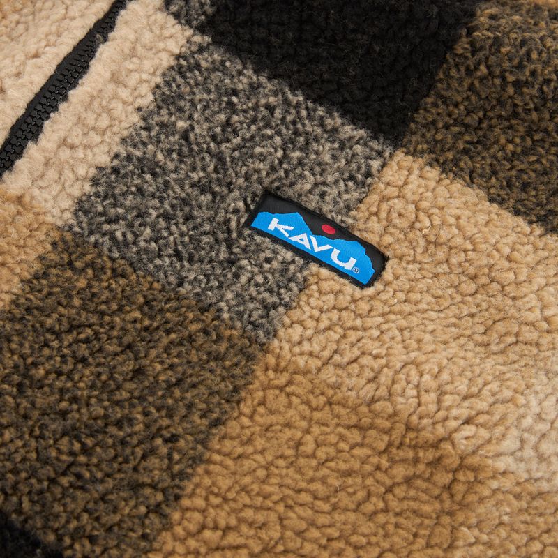 Dámska fleecová mikina KAVU Loven hilltop plaid 3