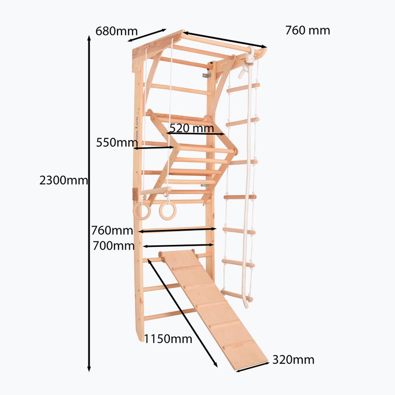 Gymnastický rebrík RINAGYM Kinder 3 10