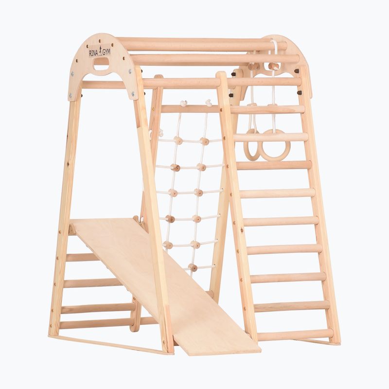 Lezecký gymnastický trojuholník RINAGYM Kids 2 natural