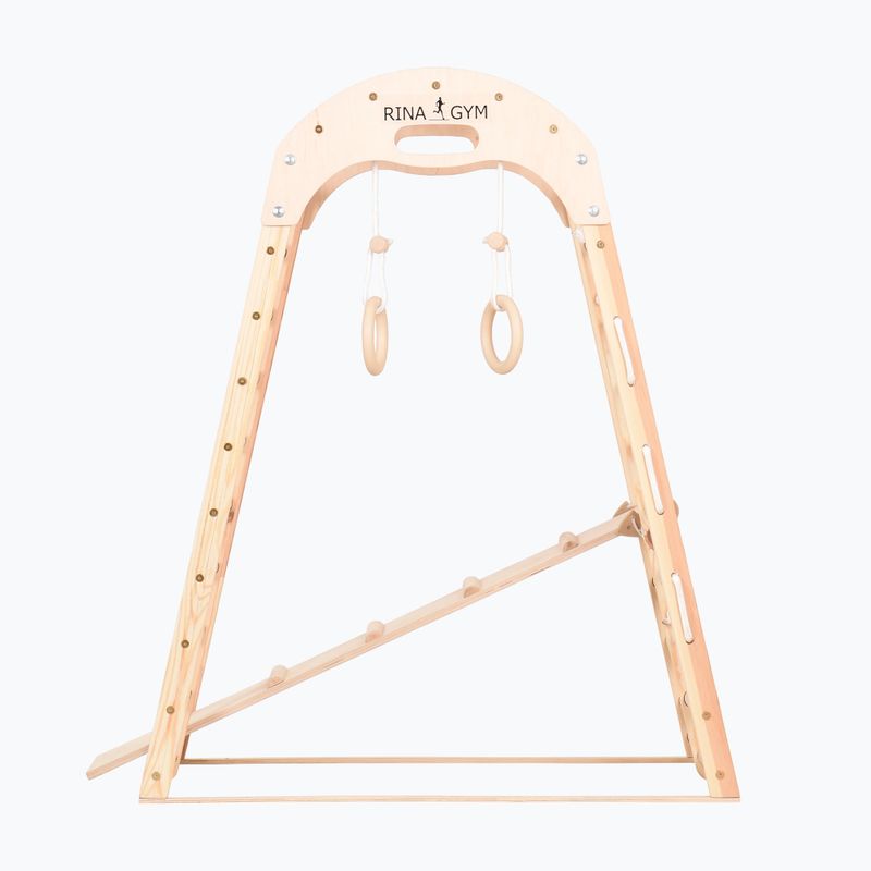 Lezecký gymnastický trojuholník RINAGYM Kids 2 natural 6