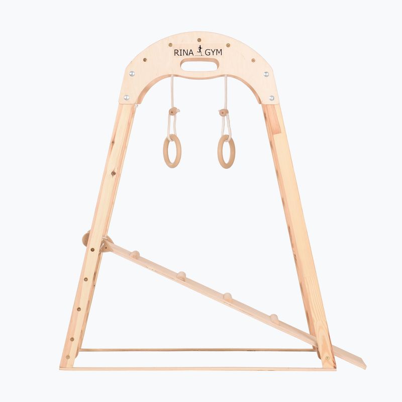 Lezecký gymnastický trojuholník RINAGYM Kids 2 natural 7