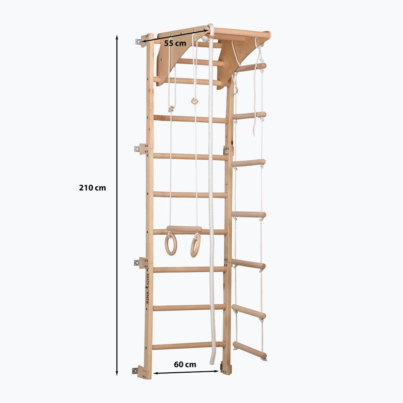 Gymnastický rebrík RINAGYM Eco-Pine 6