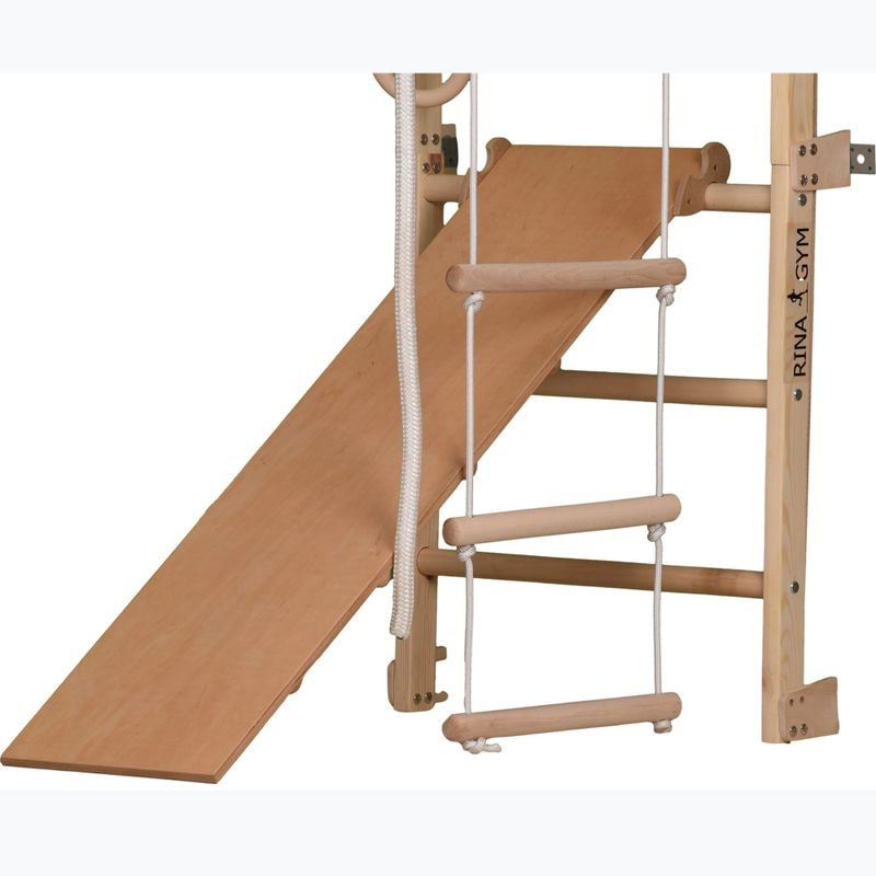 Gymnastický rebrík RINAGYM ECO-PINE+SLIDE 4