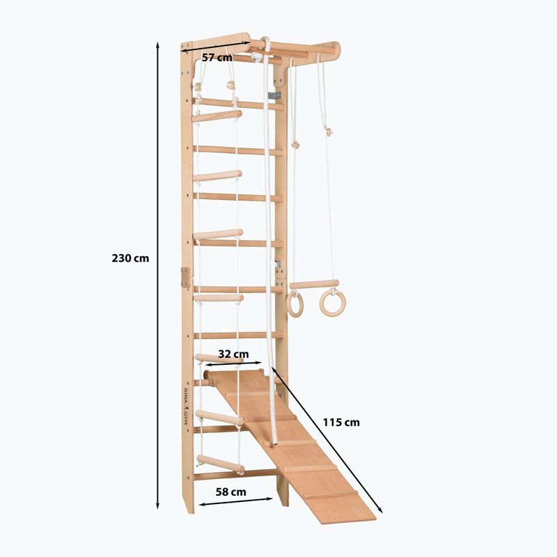 Gymnastický rebrík RINAGYM SPR B+SLIDE 10