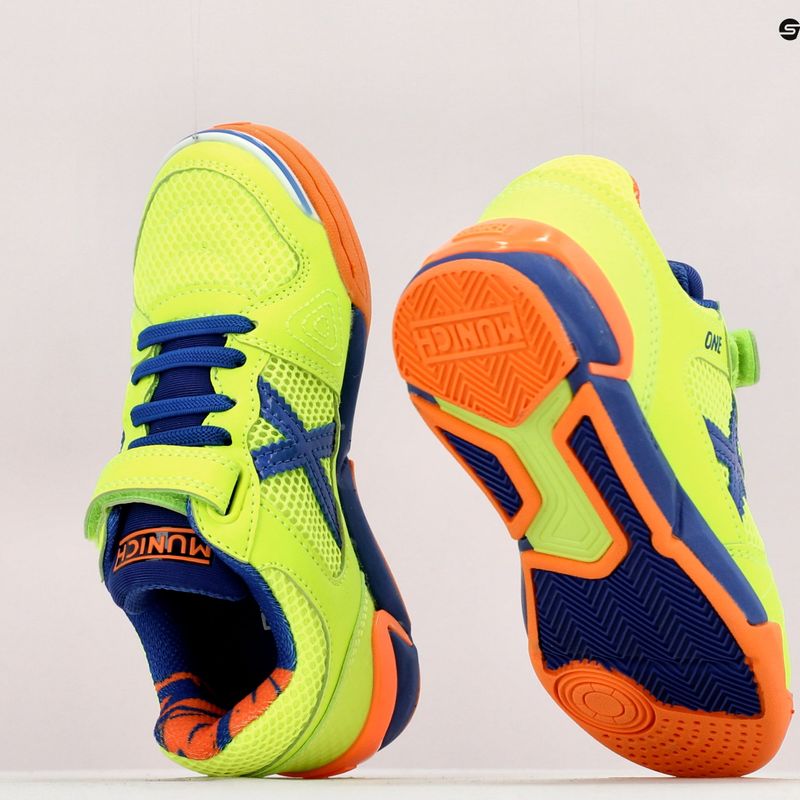 Detské kopačky MUNICH One Kid Vco light green 13