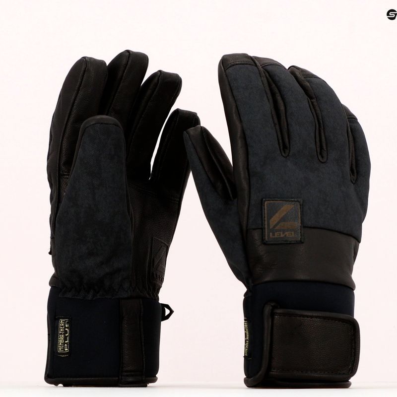 Pánske snowboardové rukavice Level Rover black 2220 7