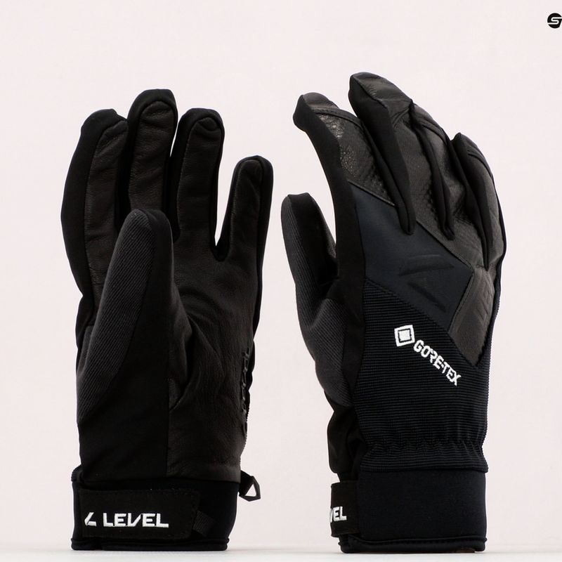 Pánske snowboardové rukavice Level Suburban Gore Tex black 2334 8