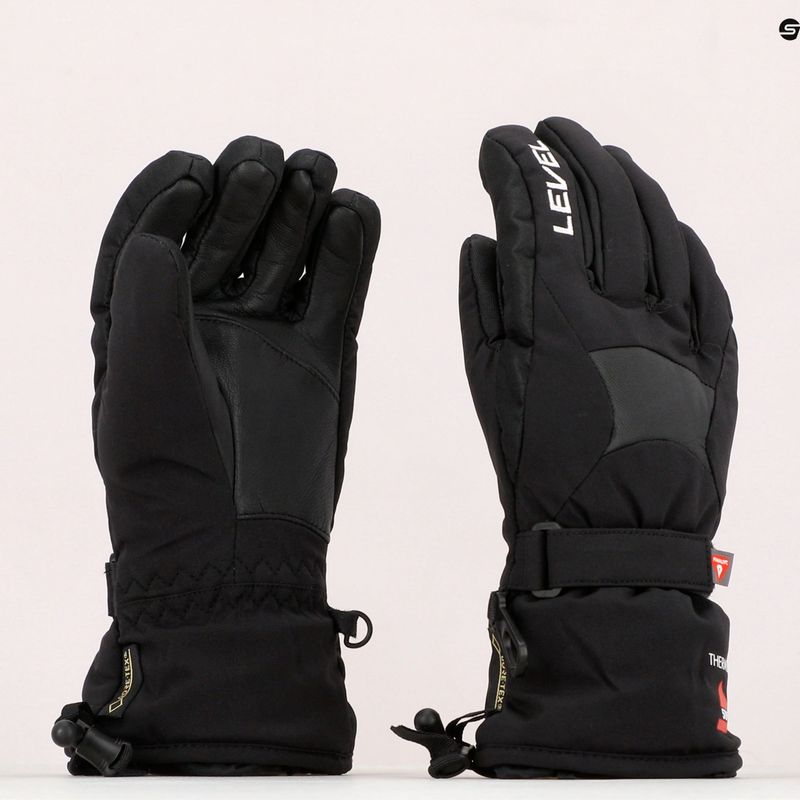 Level Super Radiator Jr Gore Tex detské lyžiarske rukavice čierne 4115 7