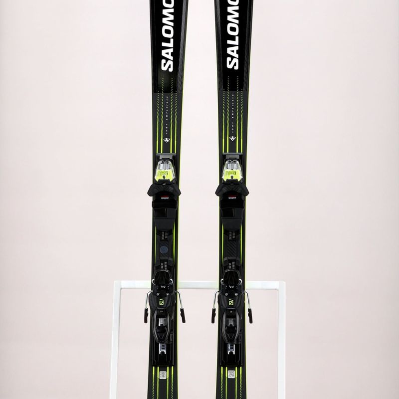 Salomon S Max 1 + M11 GW zjazdové lyže black/yellow L47557 11