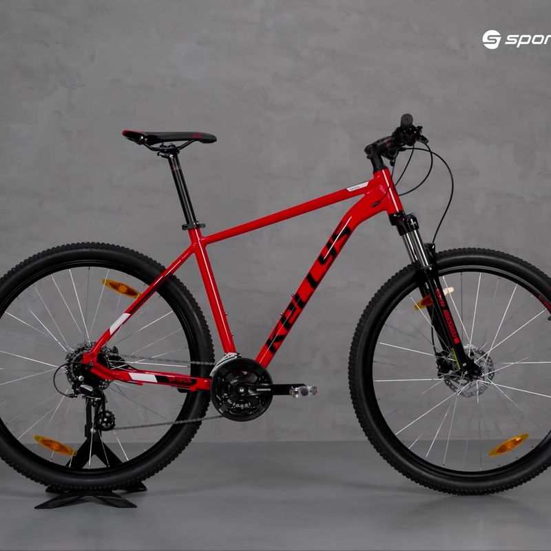 Kellys Spider 5 29" horský bicykel červený 7217 16
