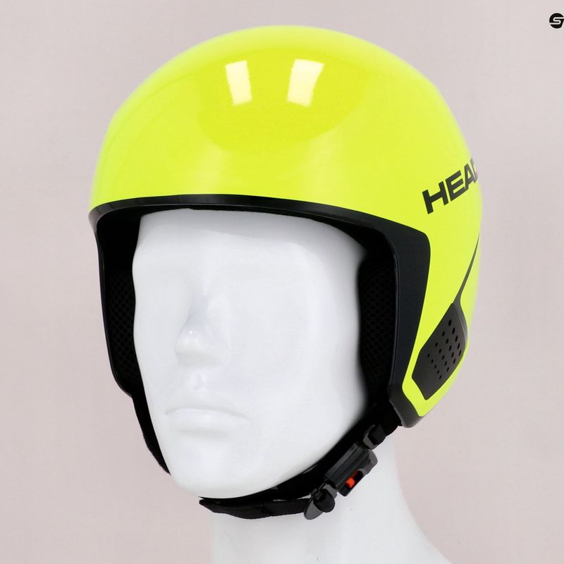 Detská lyžiarska prilba HEAD Downforce Jr žltá 320310 12