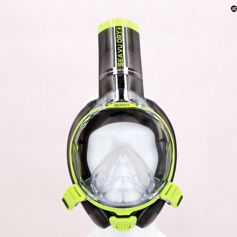 Mares Sea VU Dry + potápačská maska čierno-zelená 41126 6