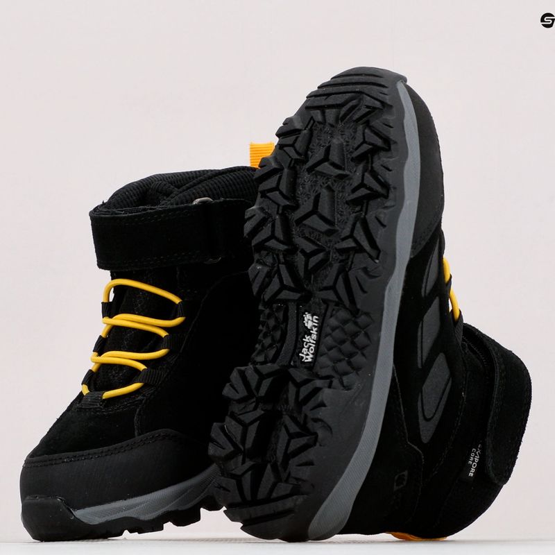 Jack Wolfskin Vojo Lt Texapore Mid detské trekové topánky black 4054021 11