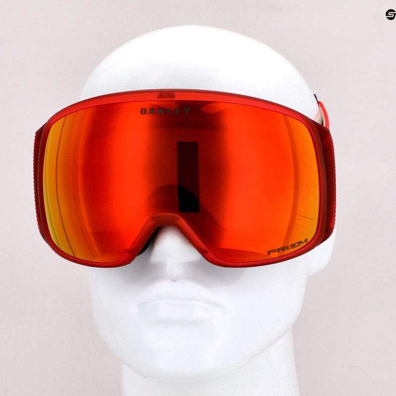 Lyžiarske okuliare Oakley Flight Tracker červené OO7104-43 5