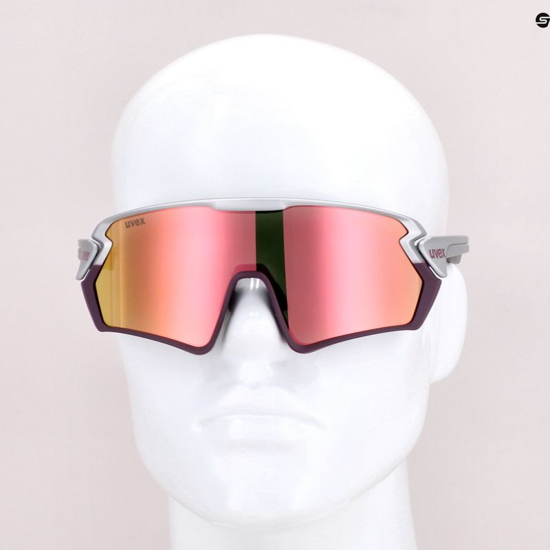Cyklistické okuliare UVEX Sportstyle 231 striebornofialové S5320655316 12