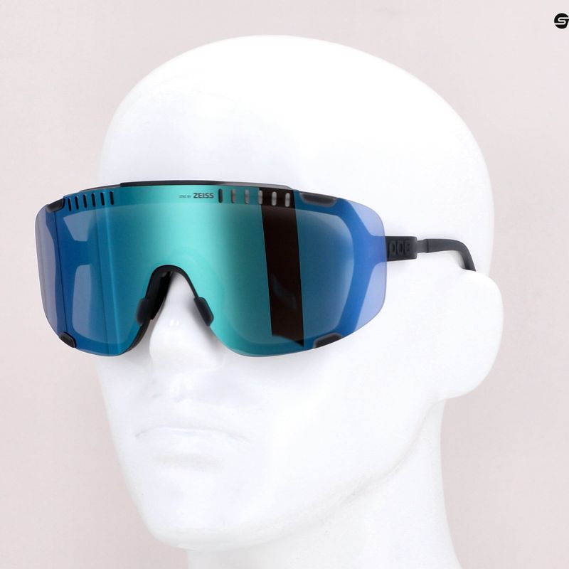 Cyklistické okuliare POC Devour uranium black/grey/deep green mirror 7