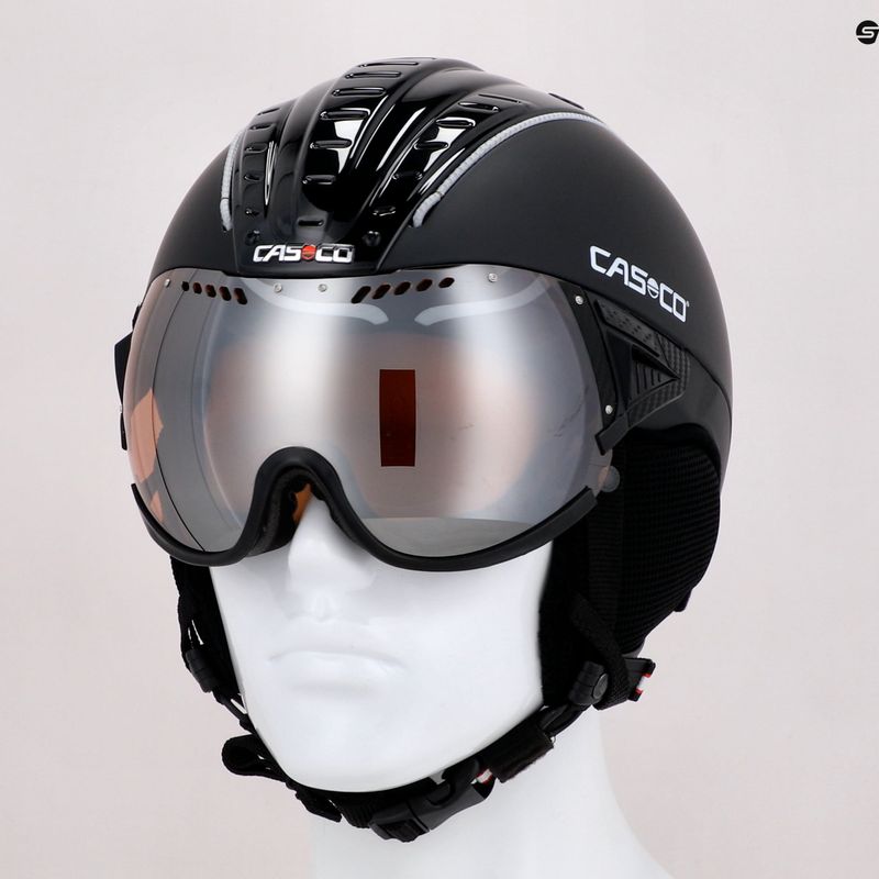 Lyžiarska prilba CASCO SP-2 Carbonic Visor black 07.3732 11