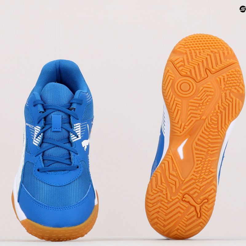 Detská volejbalová obuv PUMA Solarflash Jr II modro-biela 168833 12