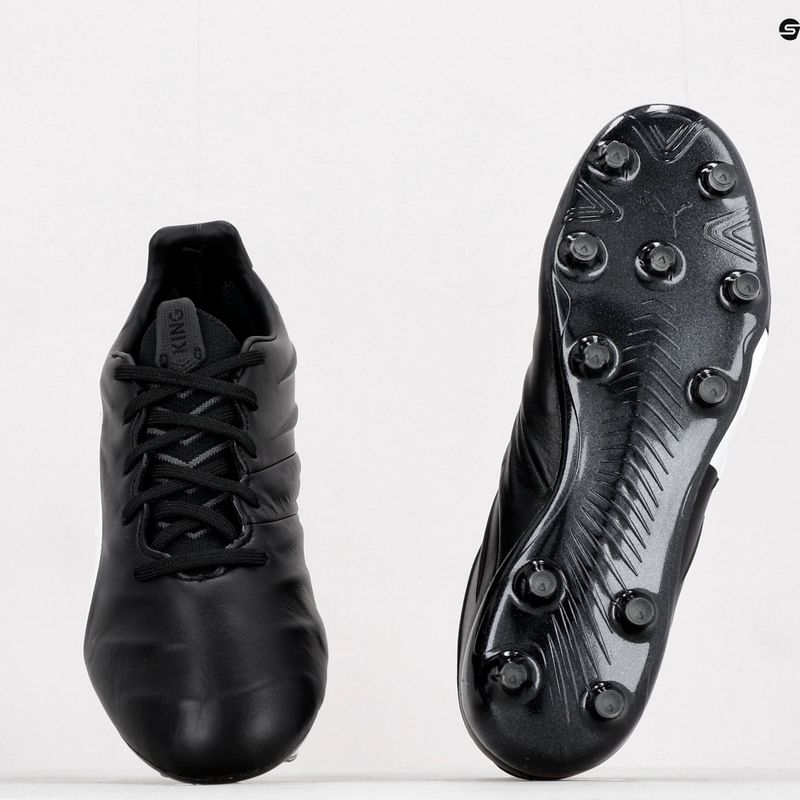 PUMA King Platinum 21 FG/AG pánske kopačky čierno-biele 106478 01 10