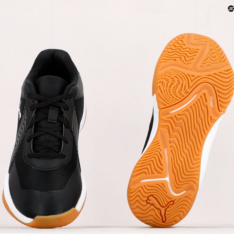 Detská volejbalová obuv PUMA Varion Jr čierno-šedá 165853 12
