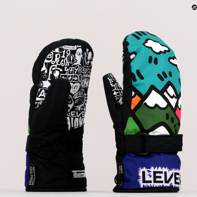 Detské lyžiarske rukavice Level Junior Mitt fialové 4152JM 11